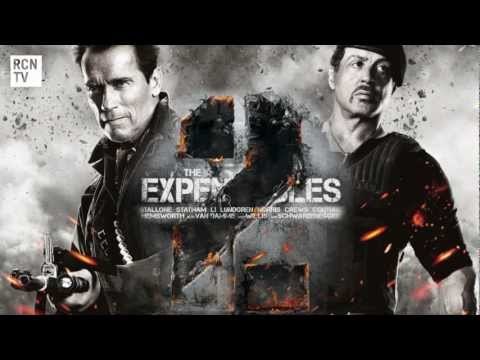 The Expendables 2 Stallone & Schwarzenegger Interview - Stunt Death & Politics
