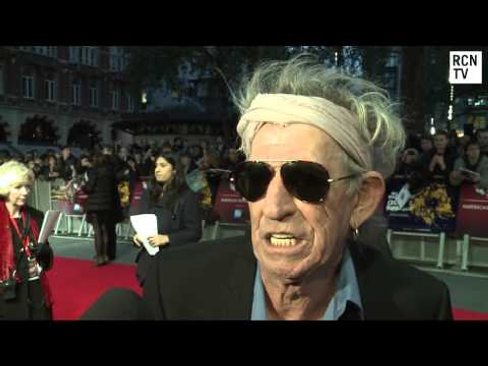 Rolling Stones Keith Richards Interview - Crossfire Hurricane  World Premiere