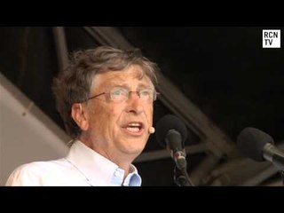 Bill Gates World Hunger Speech - Big IF London Hyde Park Rally