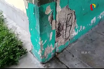 Tumbes: protestan por mal estado de colegio que hasta la fecha no es reconstruido