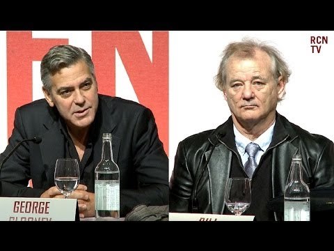 The Monuments Men Premiere Interviews - George Clooney, Matt Damon & Bill Murray