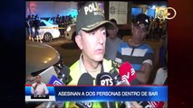Dos personas asesinadas dentro de bar en Machala