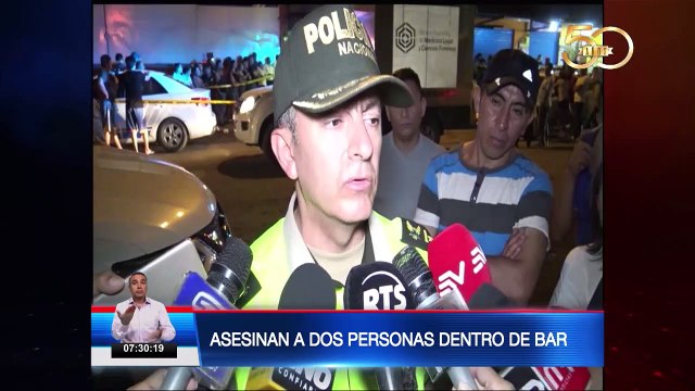 Dos personas asesinadas dentro de bar en Machala