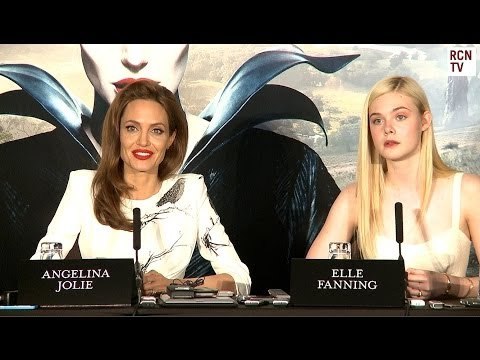 Angelina Jolie & Elle Fanning Interview - Maleficent & Princess Aurora