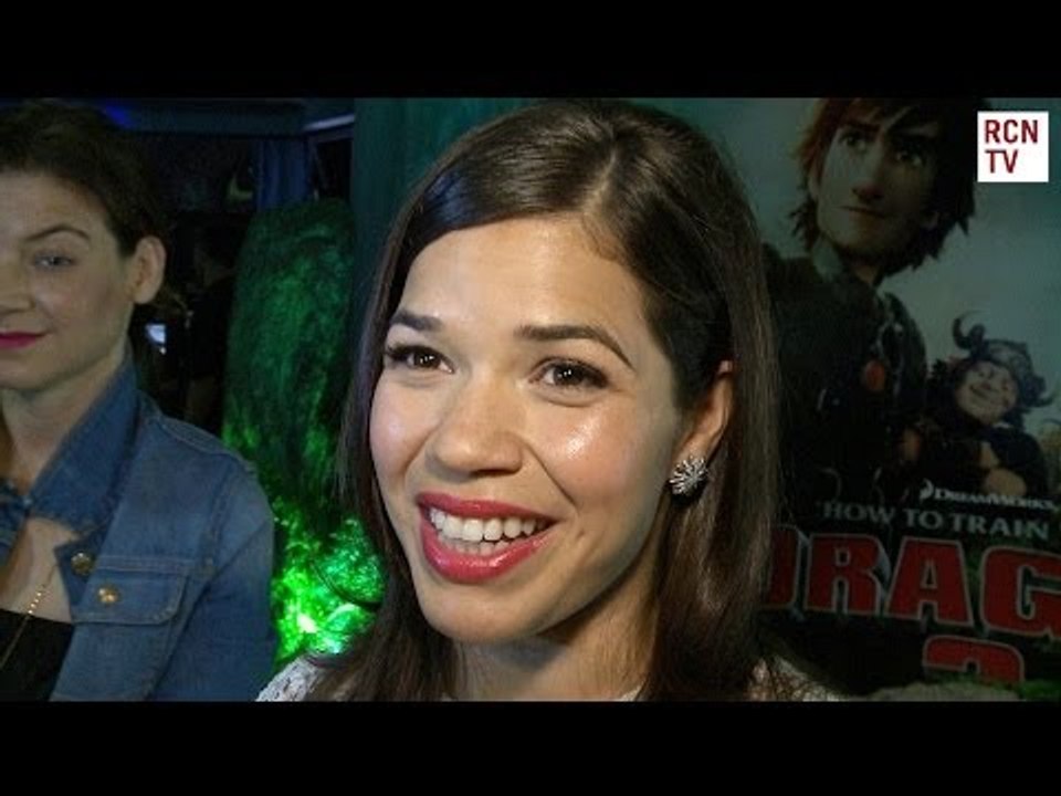 America Ferrera interview - How To train Your Dragon 2 Premiere