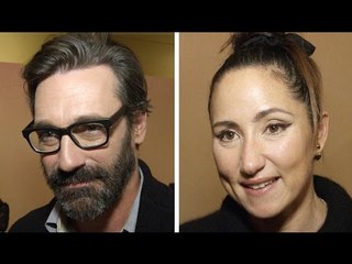 Million Dollar Arm Premiere Interviews - Jon Hamm & KT Tunstall