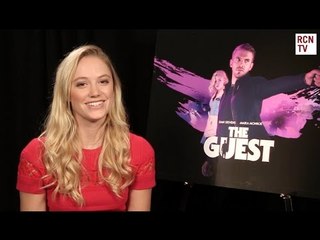 Maika Monroe Interview The Guest & Dan Stevens