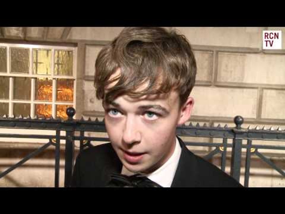 The Imitation Game Alex Lawther Interview - Benedict Cumberbatch & Alan Turing