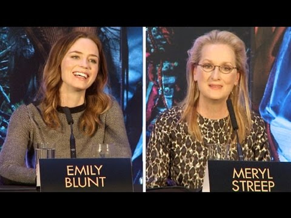 Into The Woods Press Conference - Meryl Streep, Emily Blunt, James Corden