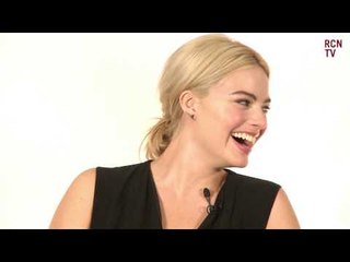 Margot Robbie Interview -  Leonardo DiCaprio vs Will Smith