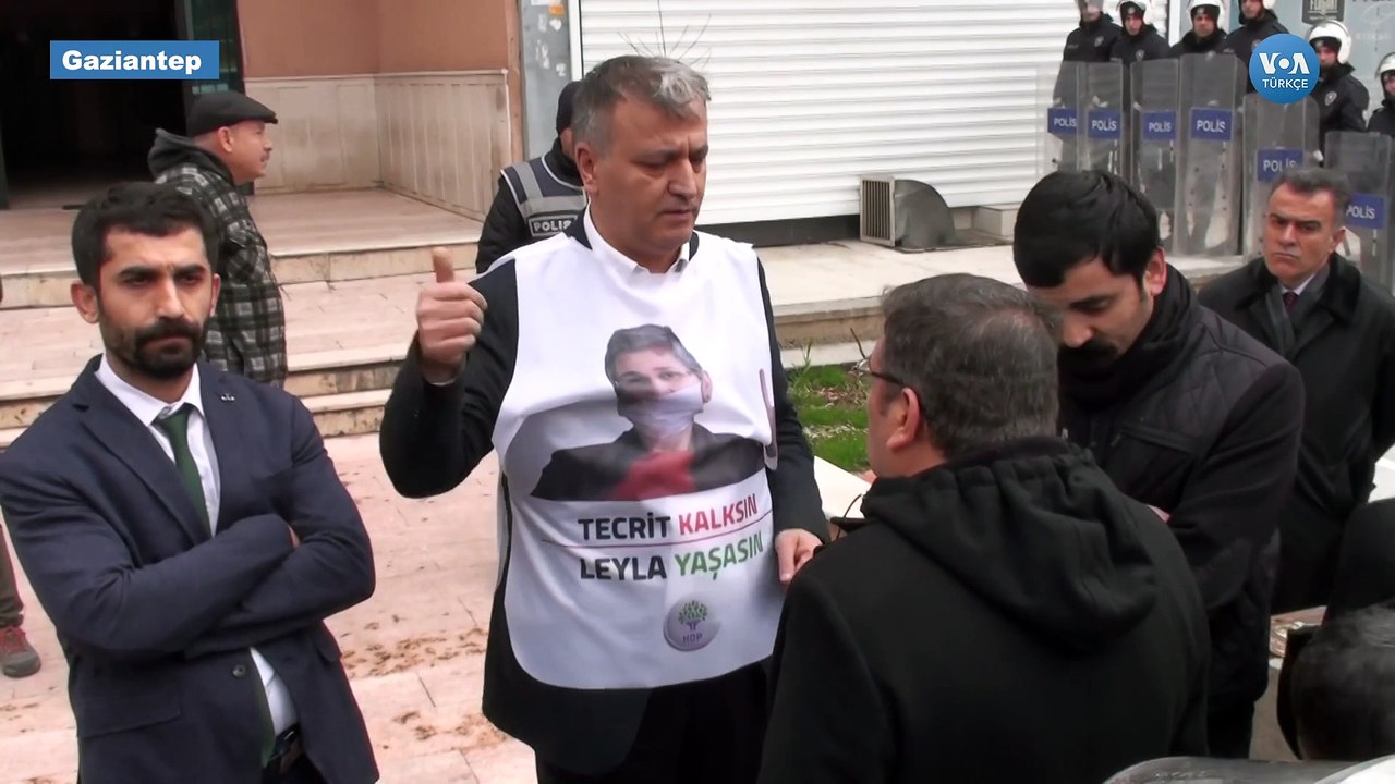 Leyla Güven'e Destek Yürüyüşüne Polis Engeli