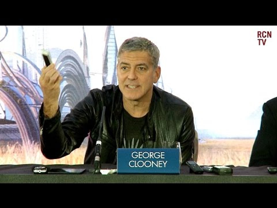 George Clooney Interview - Amazing Technology -  Tomorrowland Premiere
