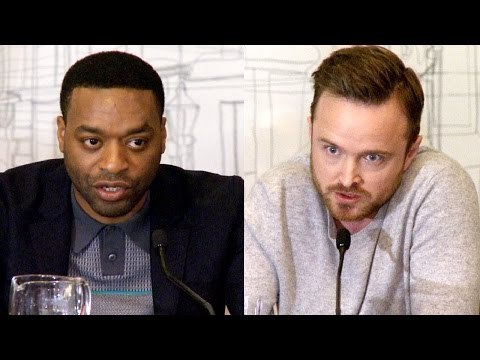Triple 9 Chiwetel Ejiofor, Anthony Mackie & Aaron Paul Interview