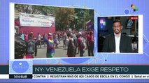 Venezolanos se movilizan para exigir respeto a su soberanía