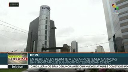 Download Video: Perú: millonarias ganancias de las AFP, mientras afiliados pierden