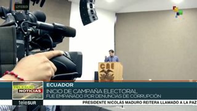 Ecuador: campaña electoral empañada por denuncias de corrupción