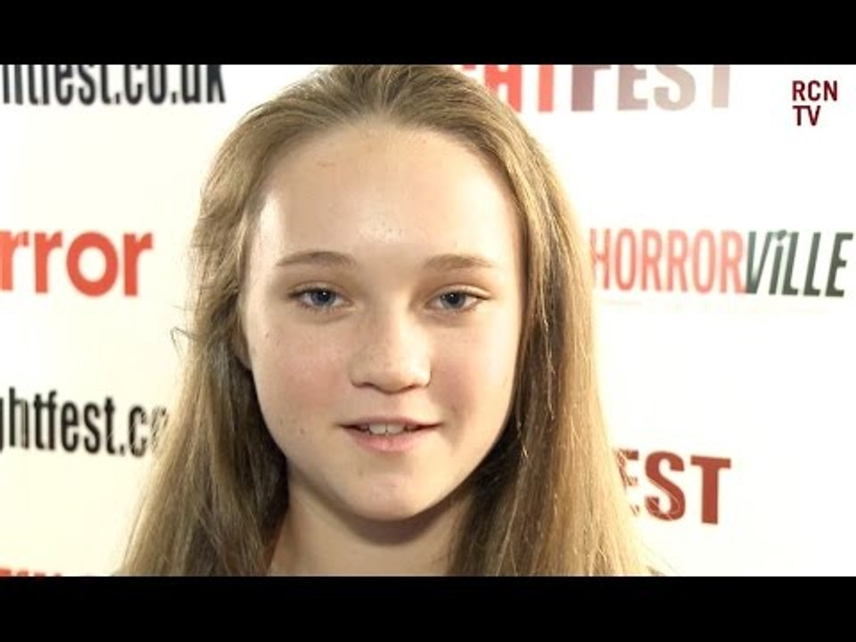Isabelle Allen Interview Let's Be Evil Premiere