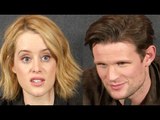 Claire Foy & Matt Smith Interview The Crown Premiere