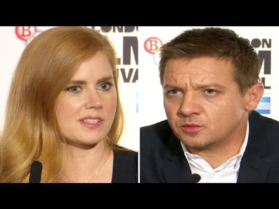 Amy Adams & Jermey Renner Interview - Arrival Aliens