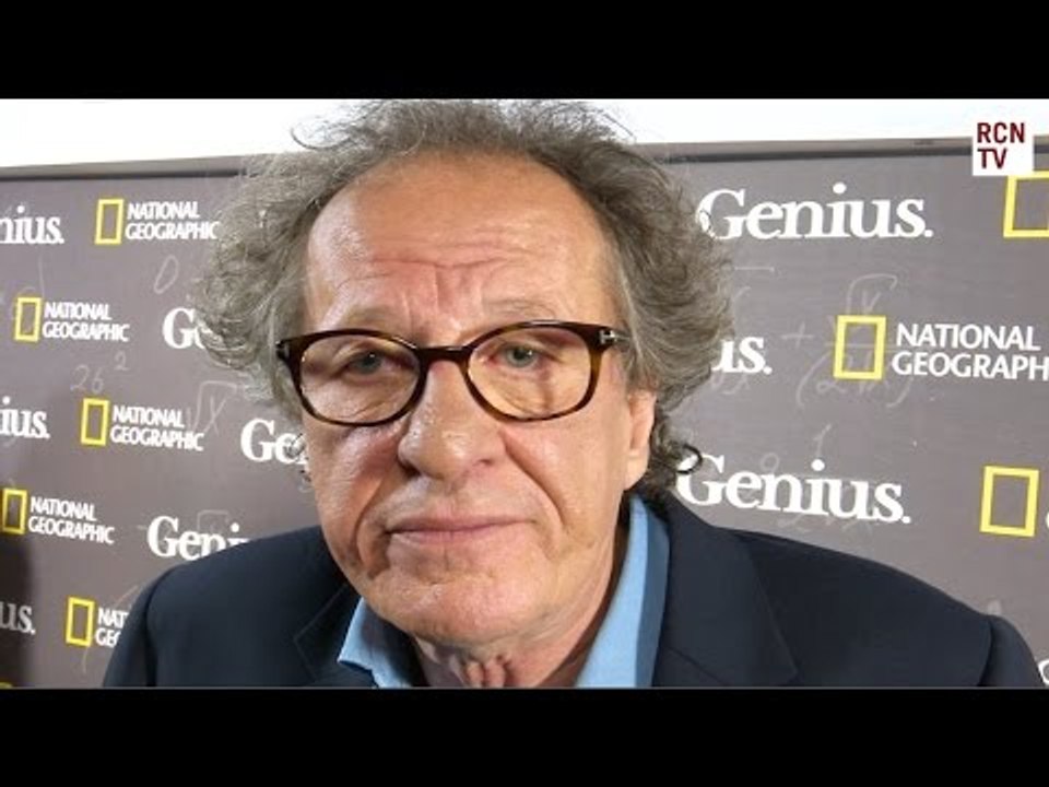 Geoffrey Rush Interview Genius Meaning