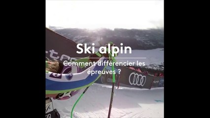 Géant, slalom, super-G : comment différencier les épreuves de ski alpin ?