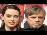 Daisy Ridley & Mark Hamill Interview Star Wars The Last Jedi Premiere