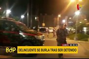 Cañete: delincuente se burla tras ser detenido cuando estaba a punto de asaltar un grifo