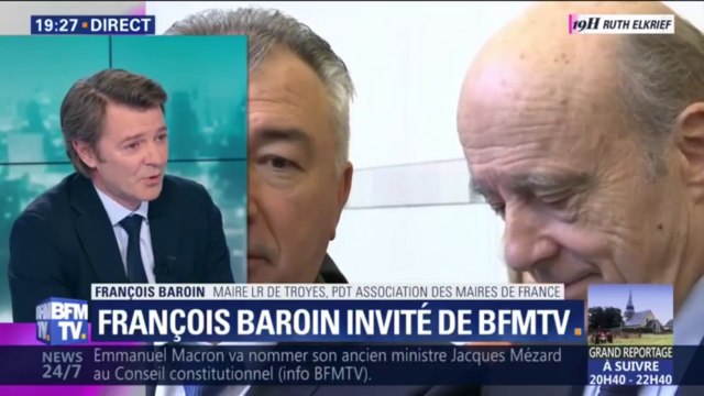 François Baroin (LR) félicite Alain Juppé pour sa nomination au Conseil constitutionnel: C'est un excellent choix