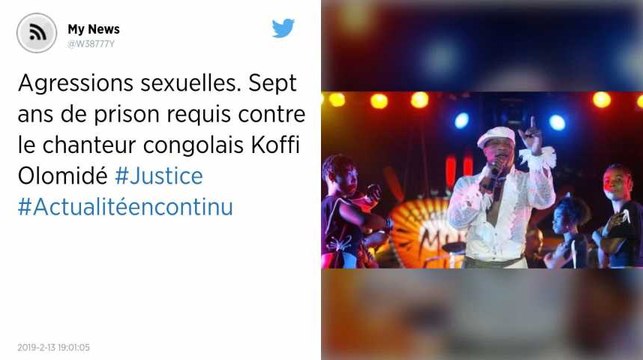 Agressions sexuelles. Sept ans de prison requis contre le chanteur congolais Koffi Olomidé