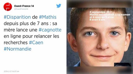 Caen. Disparition de Mathis : sa mère lance une cagnotte pour relancer les recherches