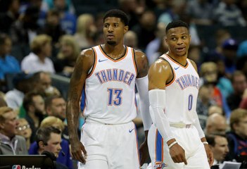 Russell Westbrook and Paul George Make NBA History With Triple-Doubles