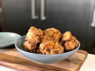 Pollo frito crujiente