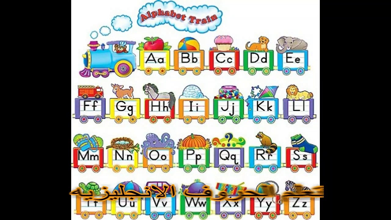 تعليم نطق الحروف الانجليزية للاطفال بالكلمات بطريقة سهلة وشيقة Teaching English letters to children