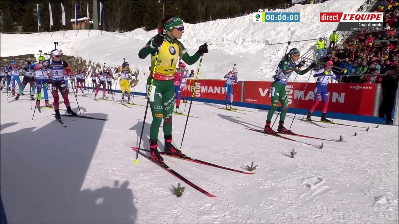 CdM biathlon - mass-start F d'Antholz-Anterselva, 27 janvier 2019