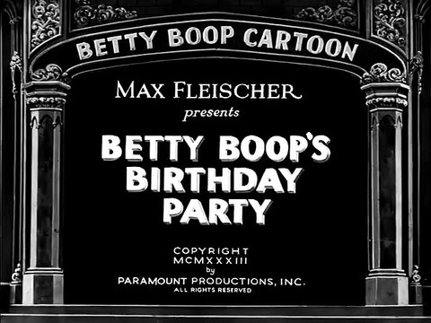 Betty Boop's Birthday Party (1933) - (Animation, Short, Comedy)