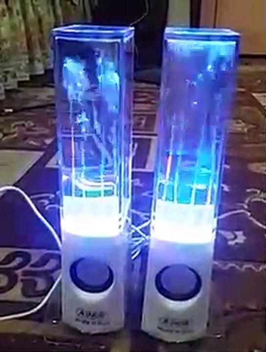 Water moving speakers