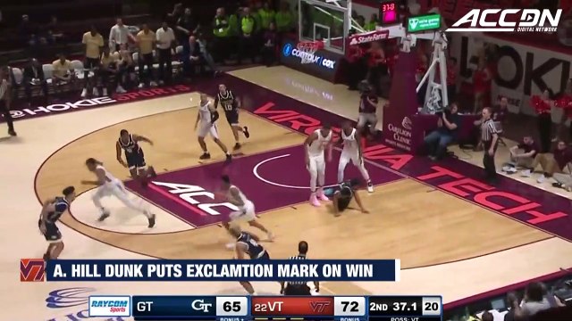 Virginia Tech's Ahmed Hill Puts Exclamation Point on Win