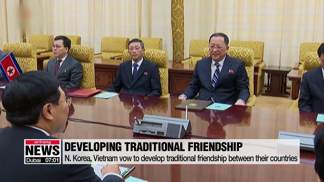 Vietnam's FM meets his N. Korean counterpart to discuss Kim Jong-un's visit to Hanoi