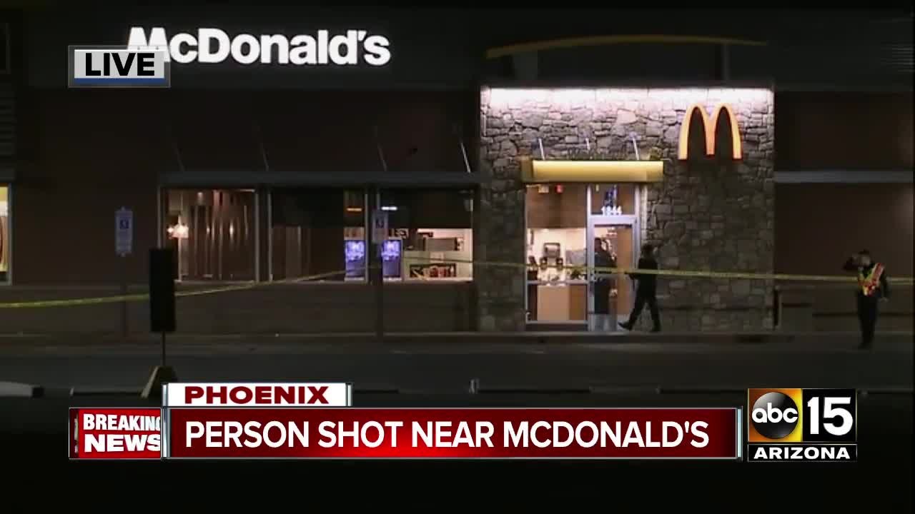 Man seriously hurt in shooting near Phoenix McD...