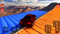 Crazy Car Driving Simulator - Impossible Stunt Sky Tracks - Android Gameplay FHD #3