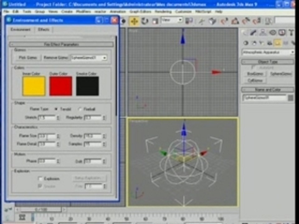 Tutorial : réalisation d'une èxplosion de feu