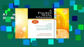 A Pocket Style Manual, with 2016 MLA Update