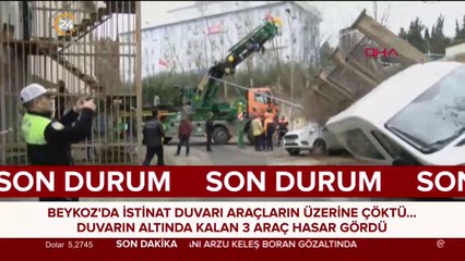 3 araç hasar gördü