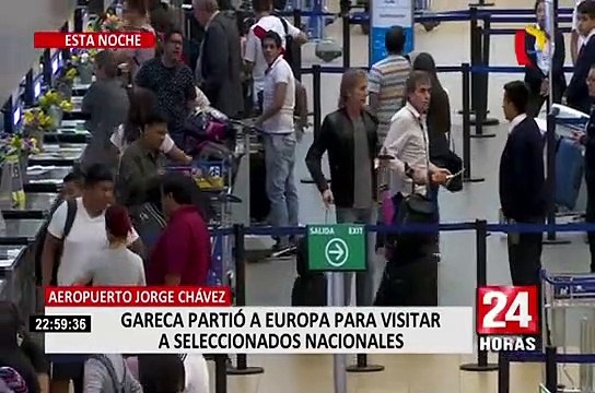 Ricardo Gareca viajó para visitar a seleccionados nacionales