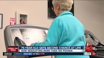 75-year-old deadlifts 110 pounds, second chance at life