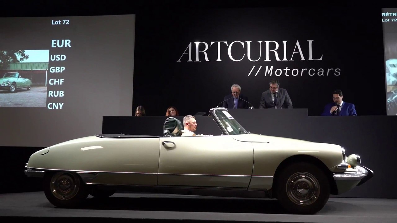 Vente Artcurial : Citroën DS 21 Cabriolet - 1967