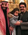 ولي العهد مع وزير الداخلية في منزل الأمير عبدالعزيز بن فهد