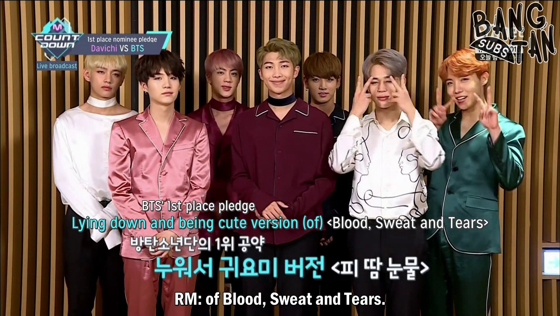 Eng 1610 M Countdown Bts 1st Place Pledge Video Dailymotion
