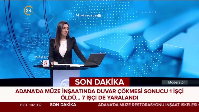 #SONDAKİKA Adana'da bina duvarı çöktü