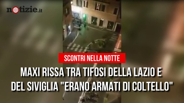 Roma, scontri tra i tifosi della Lazio e quelli del Siviglia | Notizie.it